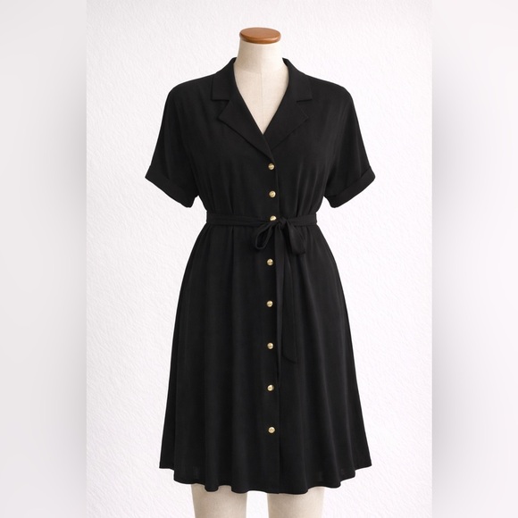 torrid Dresses & Skirts - Torrid Black Button-Down Dress